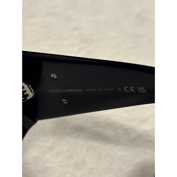 New Dolce & Gabbana Sunglasses - Black Shields DG4454 501/87 Size 30-130*3N main image 8